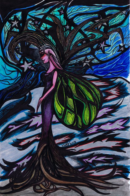 Wood Fairy Water Color